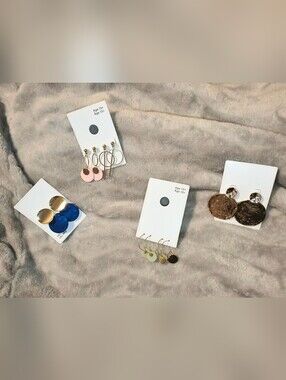 Circle Dangle Earring Sets